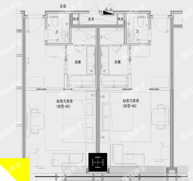 酒店分户墙系统--五星级酒店隔声墙